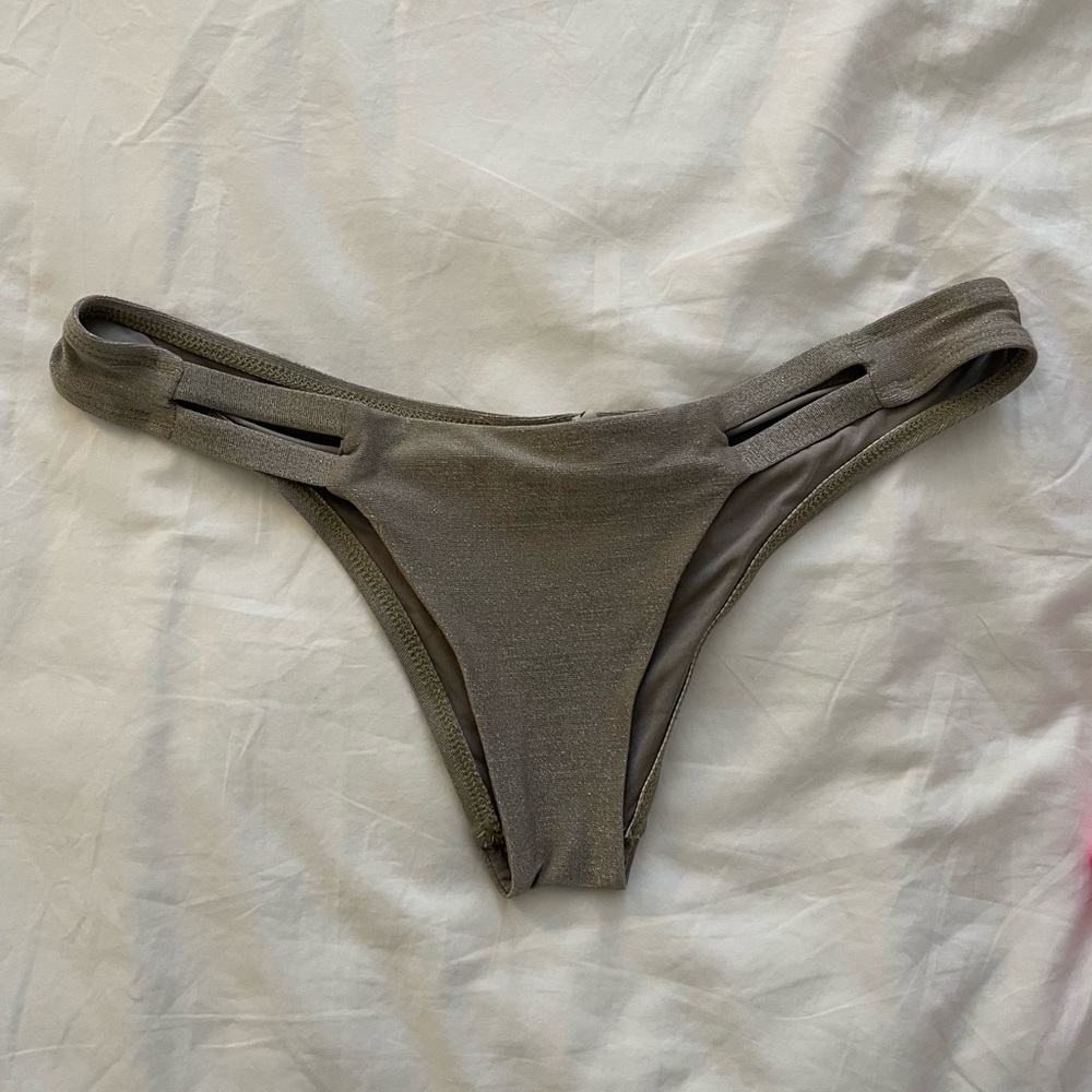 Gold swim bottoms